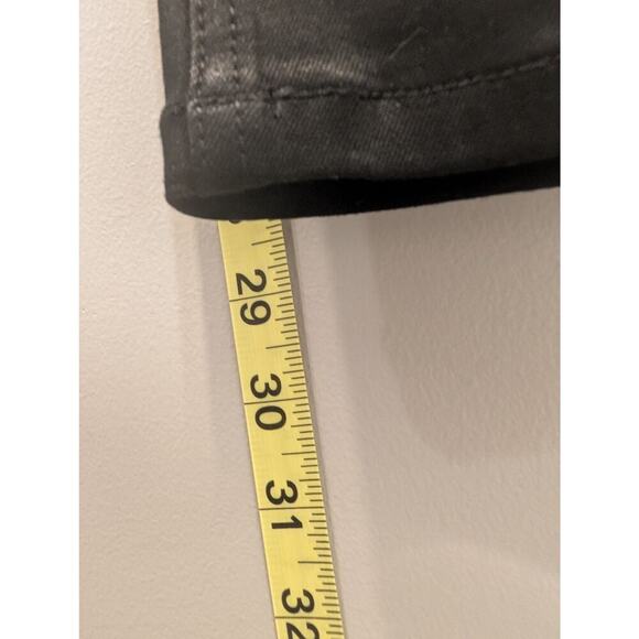 Level99 Liza Coated Skinny Jeans Black Pants - Size 29 - Picture 8 of 8